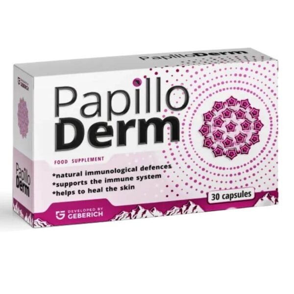 Papilloderm Caps – Tratamento Natural para Verrugas e Papilomas