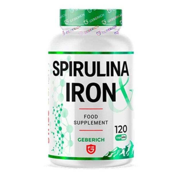 Spirulina Iron – Cápsulas para Desintoxicação e Vitalidade