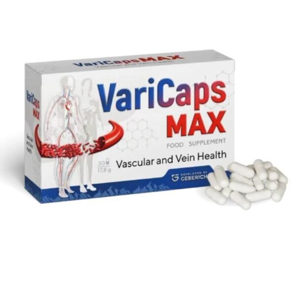 VariCaps MAX – Suplemento Natural Varizes e Circulação Sanguínea